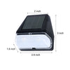 4 Pcs Dusk To Dawn Sensor Step Lights Outdoor Warm White Led Solar Stair Lighting