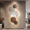 Lunar Glow Round Led Wall Sconce