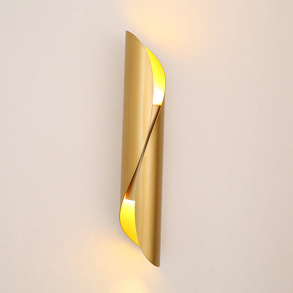 Nordic Unique Arc Background Wall Bedside Industrial Style Wall Lamp