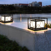 Square Mountain Scenery Solar Post Lights Li002089