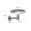 Round Solar Powered Led Outdoor Wall Light With Motion Sensor