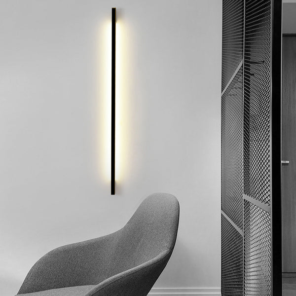 Strip Led Black Postmodern Wall Lamp Li002066