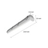 23 Inch White Linear Vapor Tight Led Light