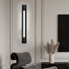19 68 Acrylic Tube 1 Light Led Wall Lights Indoor Black Gold Chrome Base