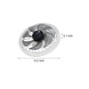 12 2 In Low Profile 7 Blades Led Flush Mount Ceiling Fan
