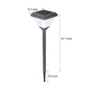 27 6 Inch H Black Solar Outdoor Pathway Light