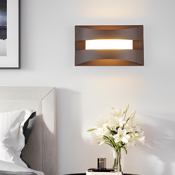 Rectangular Nordic Bedside Wall Sconce Ha080853