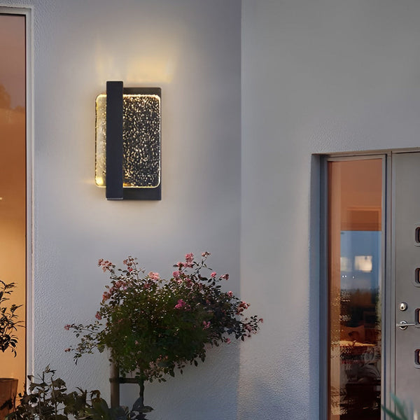 Crystal Waterproof Outdoor Wall Lamp