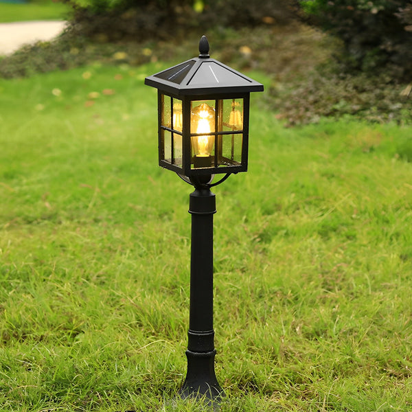 Square Waterproof Solar Outdoor Lawn Lamp Ha084255