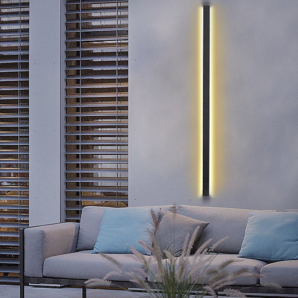 Black Long Landscape Lighting Wall Lighting Backyard Lighting Hwd00003