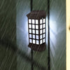 Solar Led Light Controlled Motion Sensor Modern Outdoor Wall Lamp