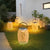 Portable Rattan Led Outdoor Lantern Ha083788