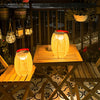 Rattan Lantern Solar Outdoor Light Li002127