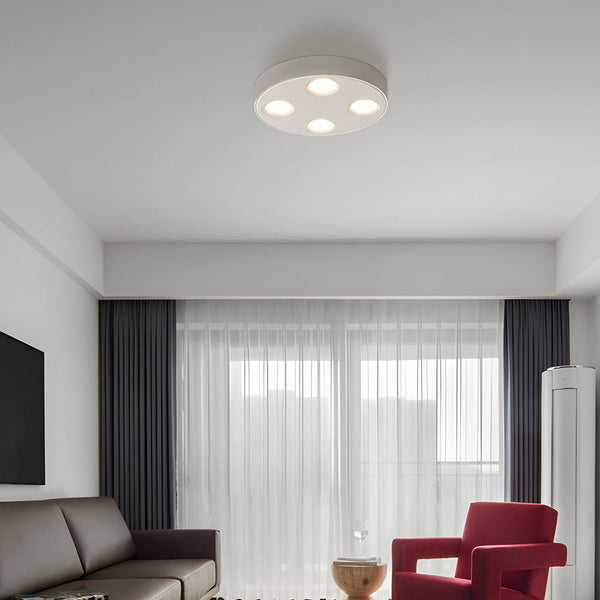 9 1 Inch Peg 4 Light Led Flush Mount Ceiling Light For Bathroom