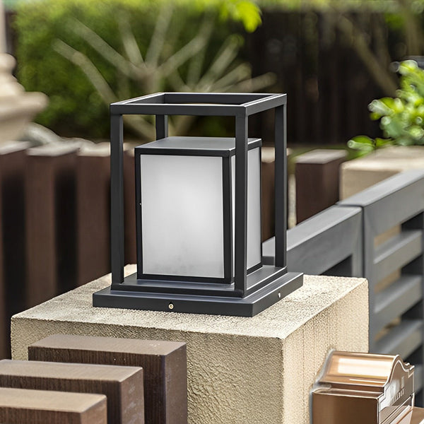 Outdoor Solar Fence Post Lights Ha077814