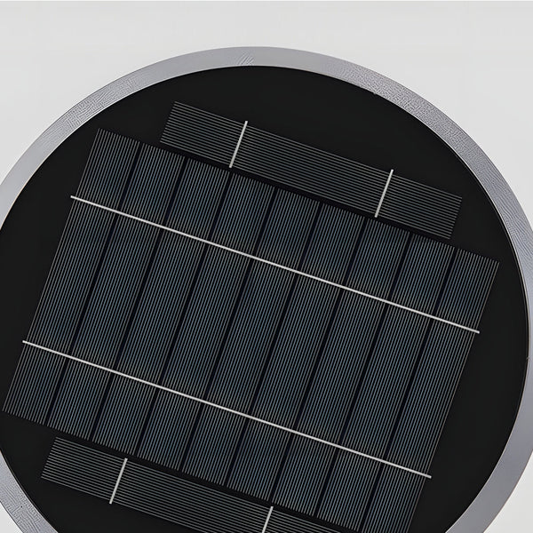Modern Round Dual Motion Sensor Led Solar Garden Post Lights