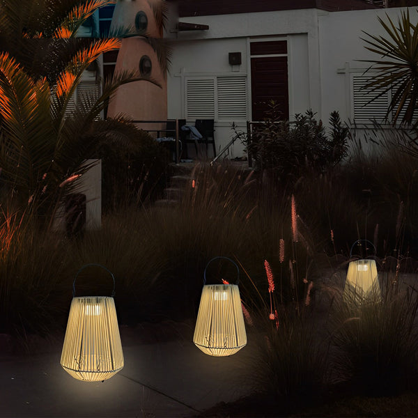Portable Handmade Solar Outdoor Lantern Ha085474