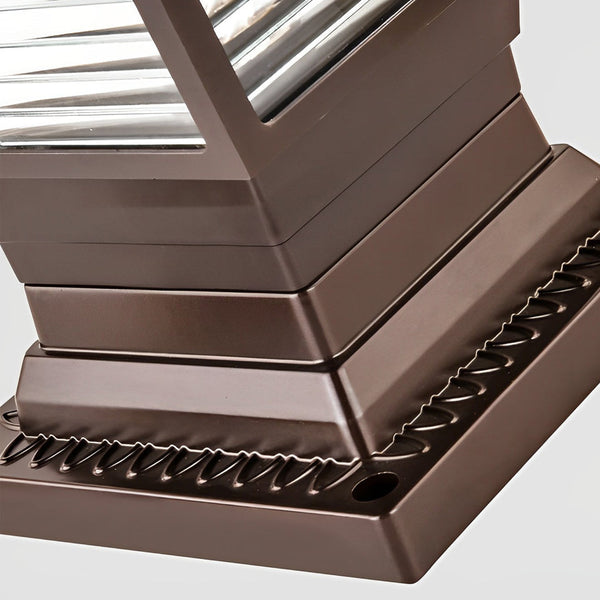 Retro Modern Solar Fence Post Light Ha092357
