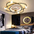 Stepless Dimming Led Nordic Ceiling Fan Light