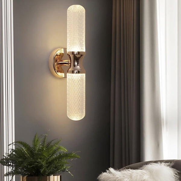 Minimalist Strip Three Step Dimming Light Led Modern Wall Sconces Lighting