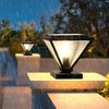 Geometric Shape Solar Fence Post Lights Li002413