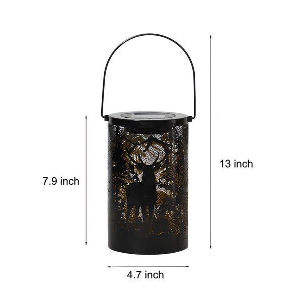 Hollow Deer Waterproof Solar Lantern Li002676
