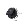 Round 9 Led Solar Petal Wall Light 3 Mode With Remote Outdoor Wall Sconce Lamp Waterproof Wall Mount Lighting