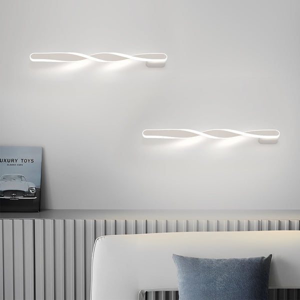 Spiral Long Strip Wall Sconce Lighting Ha084380