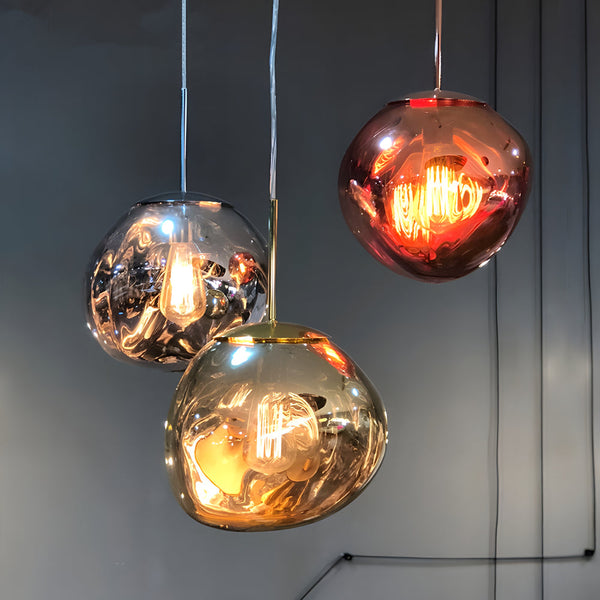 Irregular Glass Ball Pendant Light Li002796