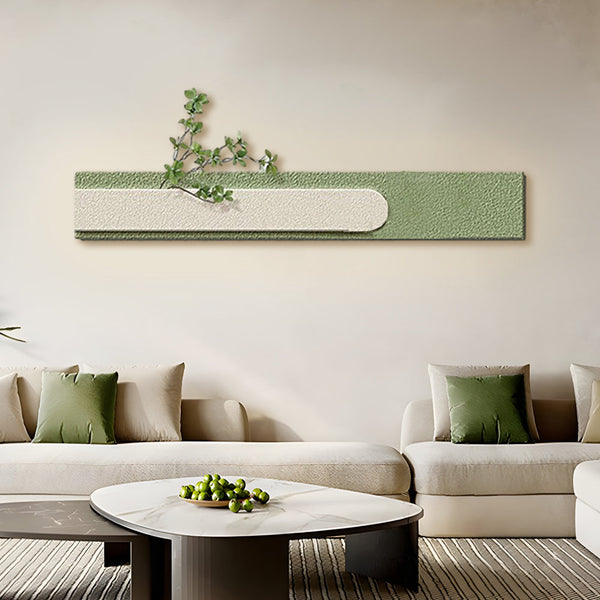 Rectangular Three Dimensional Sandstone Usb Remote Led Wall Lamp Painting