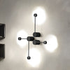 Line Led Black Nordic Wall Art Light