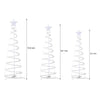 Spiral String Lights Led Artificial Christmas Trees Ornaments Floor Lamp