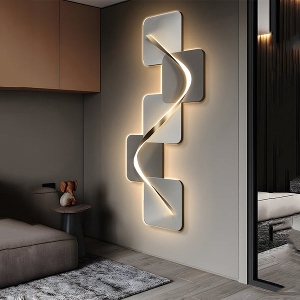 Geometric Led Wall Art Light Usb Decorative Wall Painting
