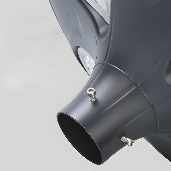 Outdoor Black Led Solar Lamp Post Street Light