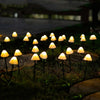 Outdoor Mini Mushroom Rgb Solar 16 40 Ft String Lights