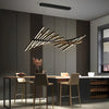 Waves Fishbone Pendant Light Ha084944