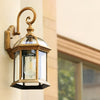 Double Layer Waterproof Glass E27 Vintage Wall Sconce Lighting Wall Lamp