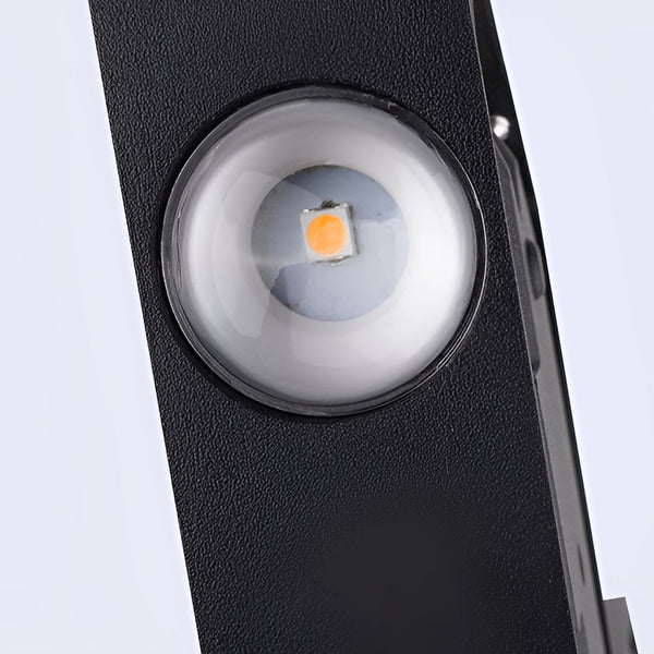 V Shaped Waterproof Led Black Modern Outdoor Wall Lamp