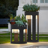 Round Solar Powered Outdoor Lights Ha080964
