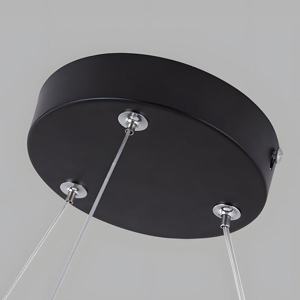 Round Pendant Led Office Lighting Modern Suspended Luminaires For Workspace