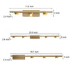 Copper Led Washer Wall Sconces Li002492