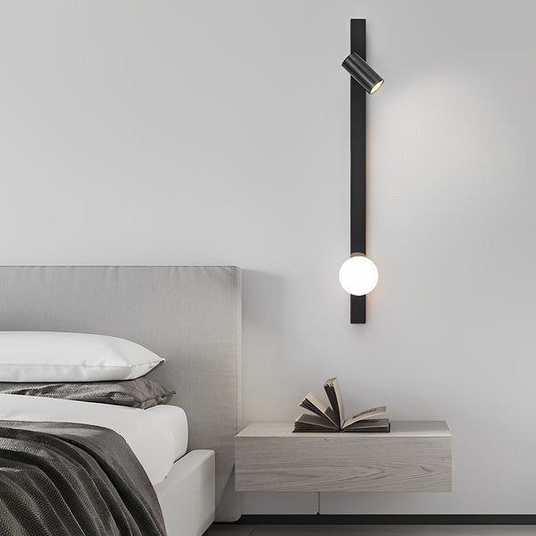 Long Strip Wall Lamp With Adjustable Spotlight Ha083346