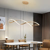 Creative Waves Electroplating Modern Chandelier Li002169