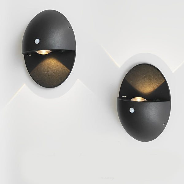 Oval Shape Usb Rechargeable Wall Lamp Ha082560