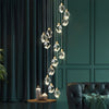 Spiral Duplex Staircase Chandelier Ha085019