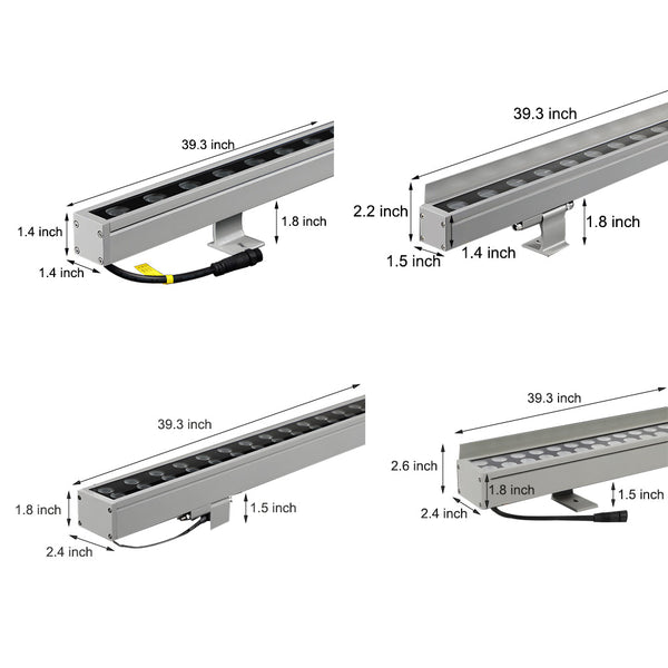 39 3 Inch Long 24V Linear Led Wall Washer