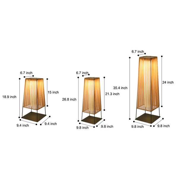 Rubber Solar Led Outdoor Floor Lamp