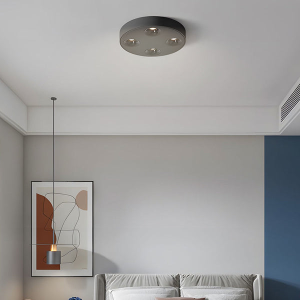 9 1 Inch Peg 4 Light Led Flush Mount Ceiling Light For Bathroom