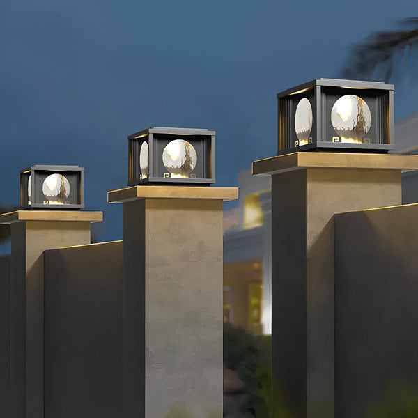 Waterproof Led Solar Outdoor Fence Lamp Ha084248