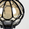 Vintage Outdoor Pier Mount Post Light With Glass Globe